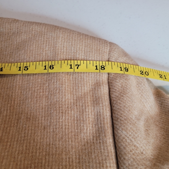 Barrister Sport Coat Mens Tan 100% Camel Hair Wood Buttons Blazer Jacket Vintage - Picture 12 of 16